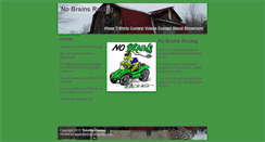 Desktop Screenshot of nobrainsracing.com